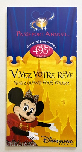 Disneyland paris brochure - paris, -brochure