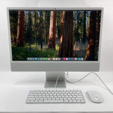 2021 Apple iMac 24" M1 3.2GHz 8GB RAM 256GB SSD Silver A2439