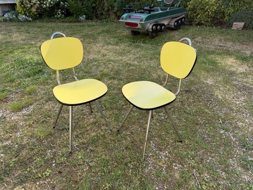 Paire chaises vintage - paire,