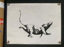 Rare Banksy - CROYDON Gross Domestic Product  RAT (RAT RACE)