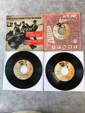 4 VINYLES DISQUES 45 TOURS LES