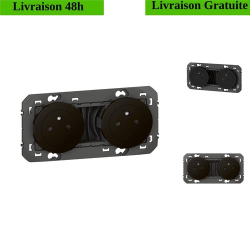 Prise double murale 16a - double,