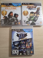 PlayStation 3 Game Lot The Sly Collection Killzone Trilogy Ratchet & Clank Coll.