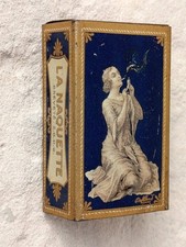 canvas litho tobacco box - la naquette du laar fils paris woman who smokes DELBLOND