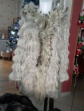 veste de fourrure en lapin d'élevage