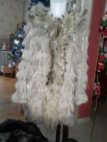 Magnifique manteau fourrure - en,