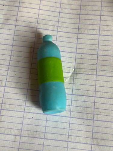 Bouteille bleue playmobil - bouteille,