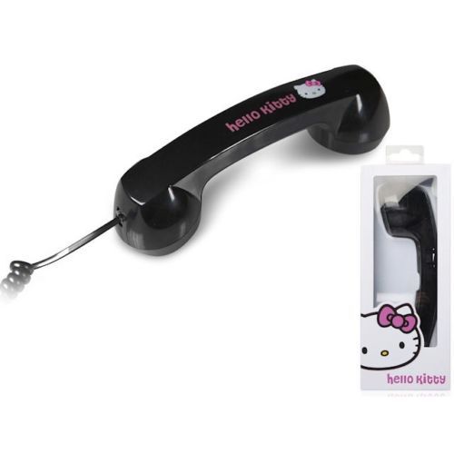 Clear hello kitty black - kitty,