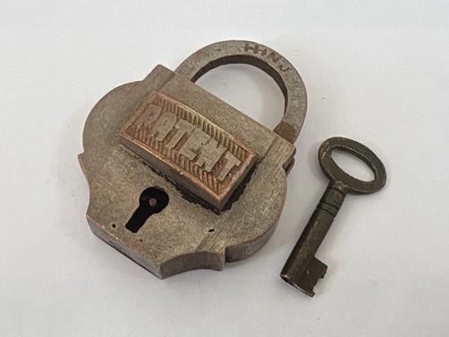 Ancien cadenas laiton - laiton, avec
