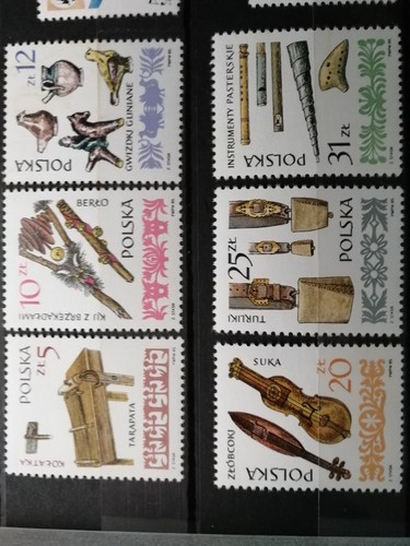 Timbres pologne neufs musique - neufs,