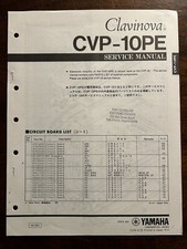 Yamaha Clavinova CVP-10PE Electronic Piano Service Manual Original OEM Genuine