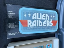 Rare Alien Raiders Microvision Milton Bradley game booklet Good Used - #cb54