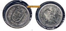 Suisse 5 Francs 1952 B SUP III RARE 155000 Exemplaires Switzerland Helvetia