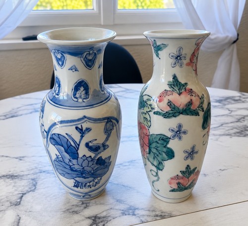 Paire vases chinois - vases, en