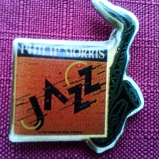 Pin's Musique Jazz Tabac Philip Morris Saxophone (145)