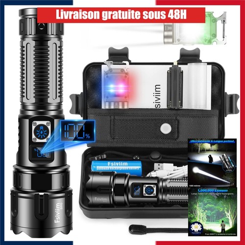Lampe torche led rechargeable - lampe,