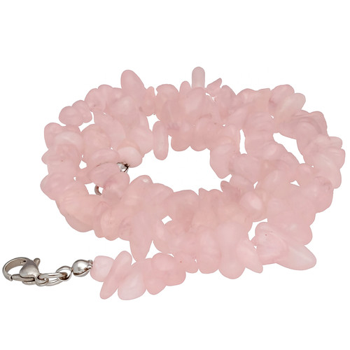 Collier quartz rose cm - rose, 45