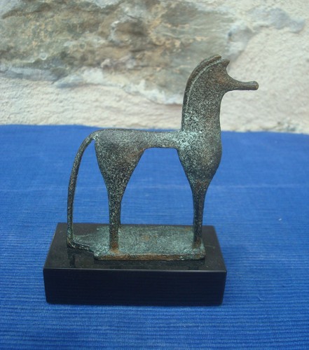 V74 figurine statuette cheval - statuette,