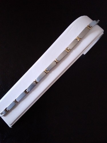 Gourmette bracelet doré - ex,