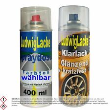 Bombe de Peinture Voiture Set IN Doré Sable MAZ9553 pour Mazda & Vernis A 400ml