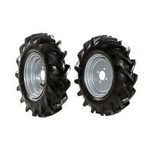 Roues En Caoutchouc 4.00-8 Disque Fixe Pour Motoculteur NIBBI 115 - 160