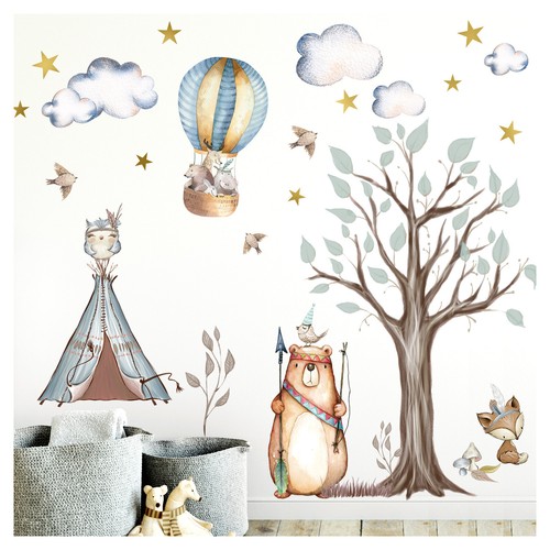Little deco tatouage mural - little,