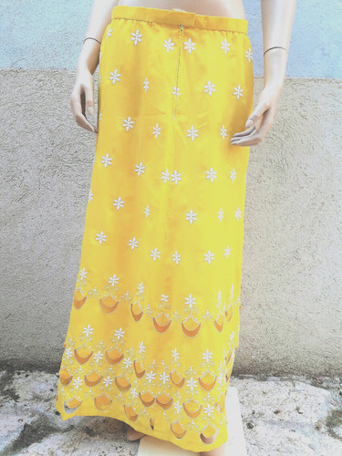 Jupe vintage longue - vintage,