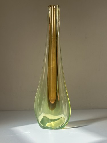 Vase verre murano sommerso - verre,