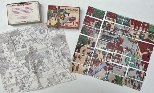 Domino puzzle village - domino-puzzle, le