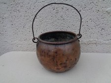 Ancien Chaudron En Cuivre