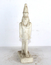 PHARAONIQUE ANCIEN EGYPTIEN Horus Albâtre Statue Pierre Egypte Histoire (KJ)