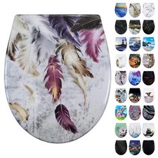 Abattant de WC avec système