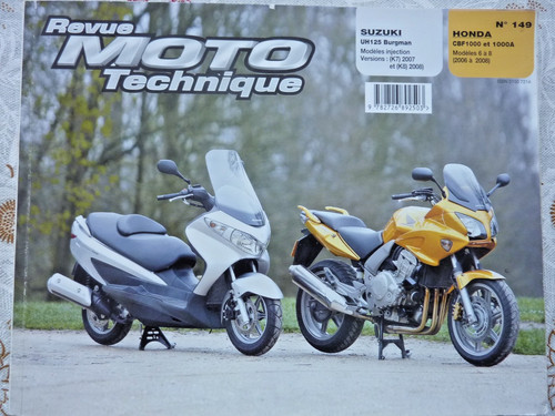 Revue technique moto rmt - technique,