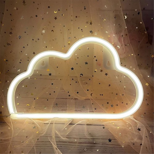 Lumière nuage néon enseigne - néon,,