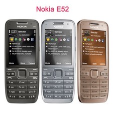 Unlocked Original Nokia E52 Bluetooth WIFI 3G 3.2MP MP3 FM 2.4" Mobile Phone