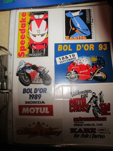 Autocollants moto gilles - 6,