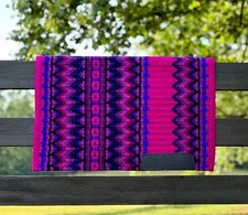 Handmade Woolen Western Saddle Blanket Horse Blanket Woolen Saddle Blanket.