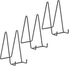 Chevalet Support Presentoir Porte Assiette - Noir Metal Support Assiette