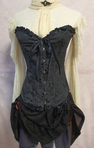 Corset steampunk cosplay - , noir