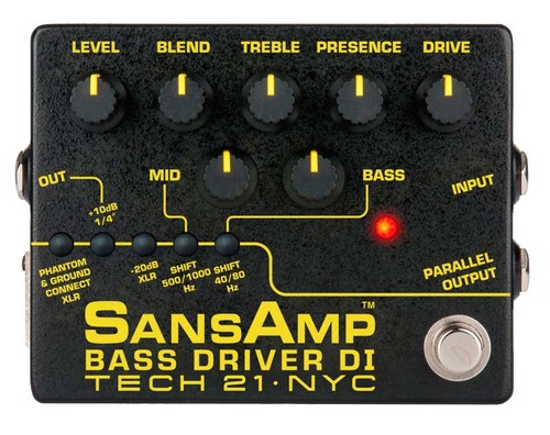 Tech21 sansamp bass driver - sansamp, di