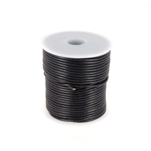 Lacet cuir rond diamètre - lacet,