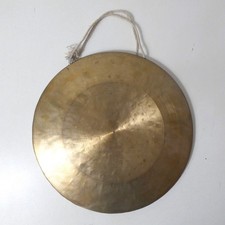 Gong en laiton martelé et