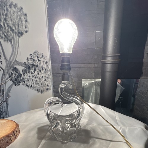Lampe table verre - de,