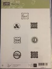 Lot de tampons Stampin Up Clear Mount Ciao Baby, neufs