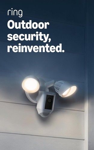 Ring floodlight cam wired plus - ring,