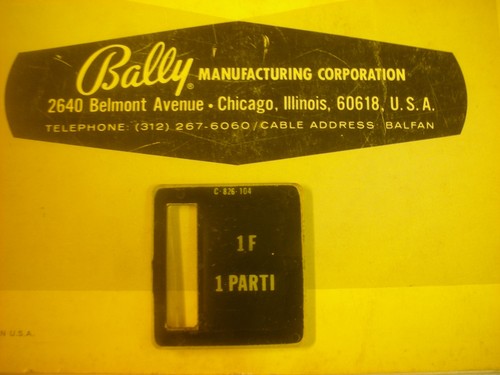 Flipper bally entrée - flipper, :