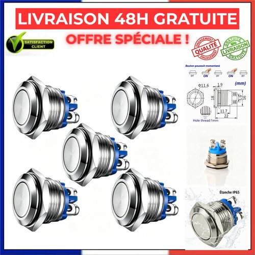 Gebildet boutons poussoir - 5,