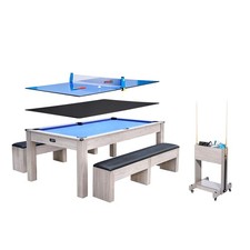 7ft Billiards Table Combo Set