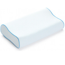 Coussin Cervical Mémoire Mousse Oreiller Ergonomique Anti-mite Pour Douleur Cou