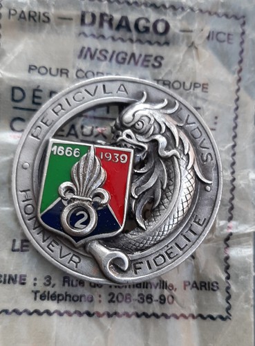 Ww2 insigne rec grenade - insigne, 2°